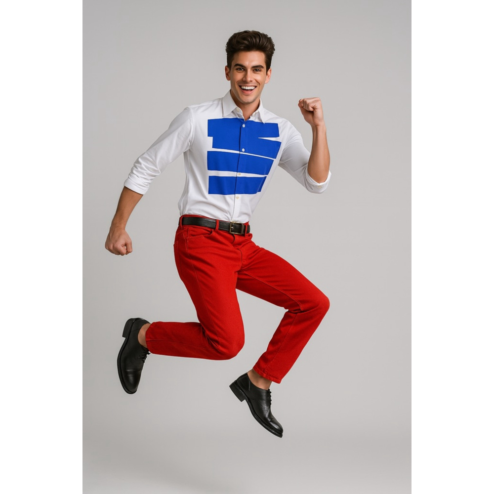 Men's Armani Exchange Red Jeans Size 29R